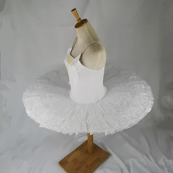 White Swan profesional de ballet tutu niño niños niñas traje de bailarina contemporánea de fiesta trajes de baile de ballet tutu niño adulto