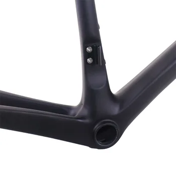 Winowsports venta Caliente surper luz 700x28C 52 54 56 cm de freno de disco negro mate de Carbono cuadro de bicicleta de carretera de Carbono marco de disco de marco