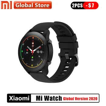 Xiaomi Mi Reloj de Oxígeno en la Sangre GPS Bluetooth 5.0 de Fitness Monitor de Ritmo Cardíaco 5ATM Impermeable Mi Reloj Inteligente