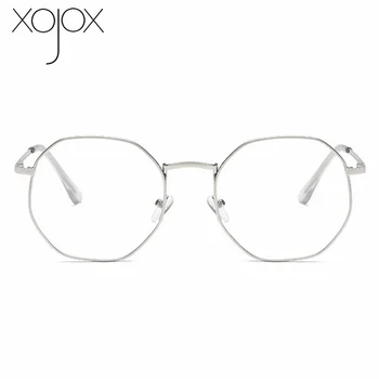 XojoX -1.0 -1.5 -2 -2.5 -3 -3.5 -4 Terminado la Miopía Gafas de las Mujeres de los Hombres de la Moda de Metal Polígono Cortos de vista Gafas Unisex