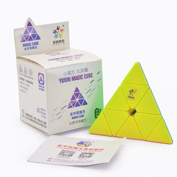 Yuxin Poco de Magia Negra Kirin Pirámide de 3x3x3 cubo Mágico de 3x3 cubo de la Velocidad 3*3*3 Puzzle Cubo Mágico de los Juguetes Educativos Game cube