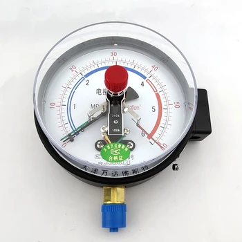 Yx-150 contacto eléctrico del medidor de presión de contacto eléctrico medidor de vacío negativo medidor de presión YX150 1.6 0.1 mpa