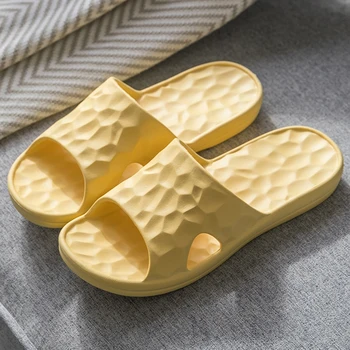 Zapatillas de baño de las Mujeres antideslizante de EVA Verano Zapatillas Cubo de Agua Plana de Interior Zapatillas de Casa Suave Zapatos Casual Mujer