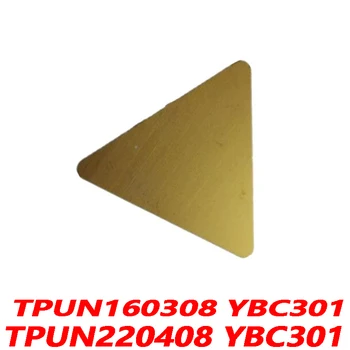 ZCC Original TPUN TPUN160308 YBC301 TPUN220408 10pcs con inserto de Carburo de torneado CNC de hojas de Aseguramiento de la Calidad de Alta eficiencia