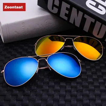 ZEONTAAT Clásico de la Aviación de Gafas de sol de los Hombres Gafas de sol de las Mujeres de Conducción Espejo Masculino y Femenino gafas de Sol Piloto Oculos de sol 3025