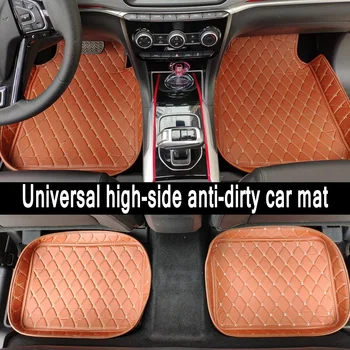 ZHAOYANHUA Universal de coche alfombras de coche ajuste de LHD y RHD Todos los Modelos Fiat 500 Bravo Viaggio Freemont Ottimo
