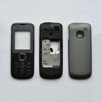 ZUGZUC Nuevo Para Nokia C1-01 Completo de la Vivienda de la contraportada+Marco Medio+Teclado+Logo