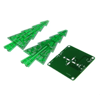 Árbol de navidad LED Flash Kit de BRICOLAJE 3D de las Piezas del Circuito de Brillo de Aprendizaje Electrónico Conjunto de la TUBERCULOSIS Venta
